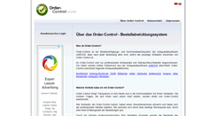 Desktop Screenshot of order-control.com